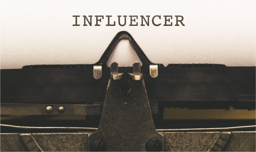 influencer-typing